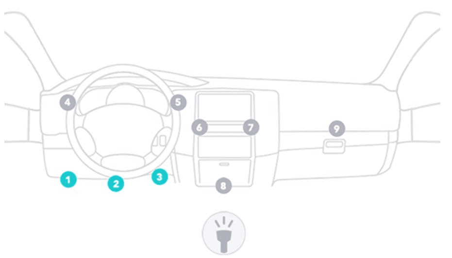 Plug in the OBDII adapter